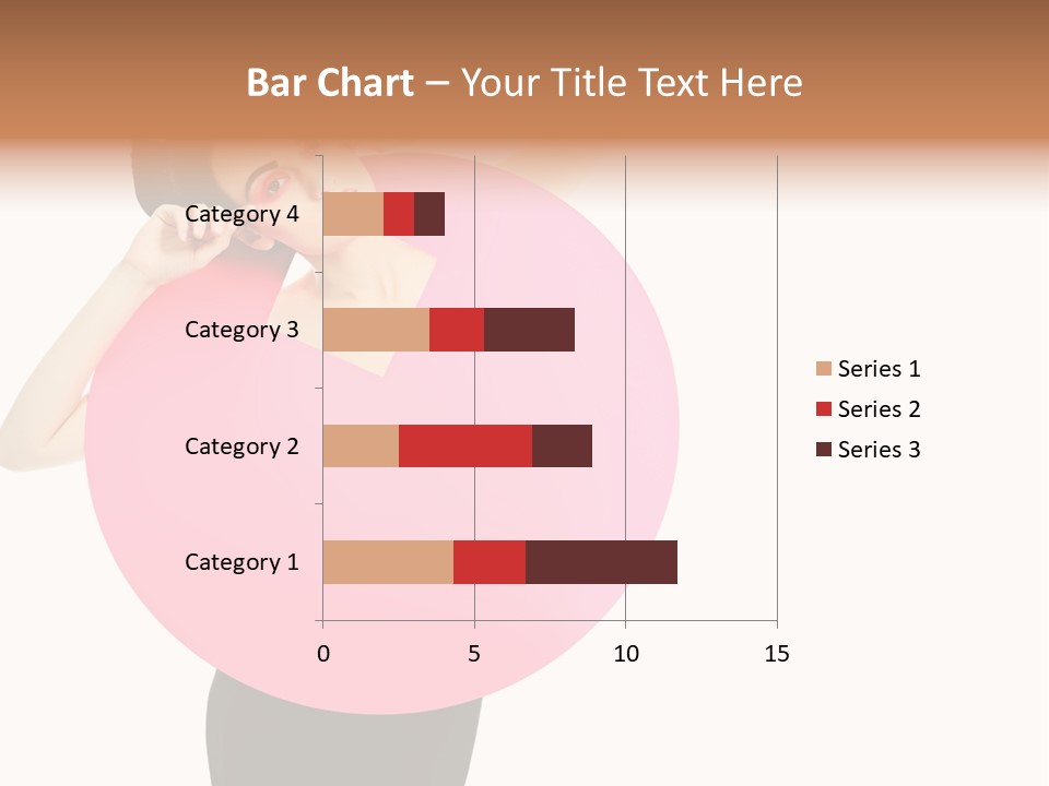 Woman Face Hair PowerPoint Template