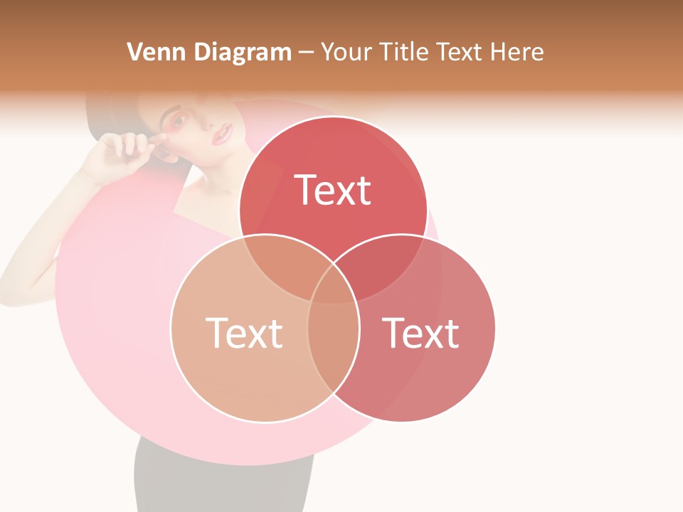 Woman Face Hair PowerPoint Template