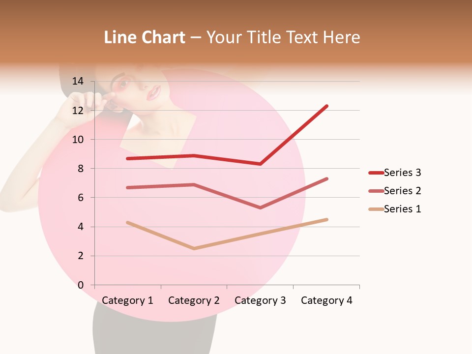 Woman Face Hair PowerPoint Template
