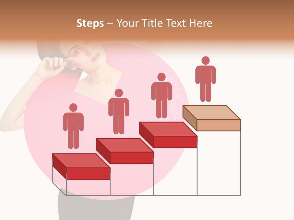 Woman Face Hair PowerPoint Template