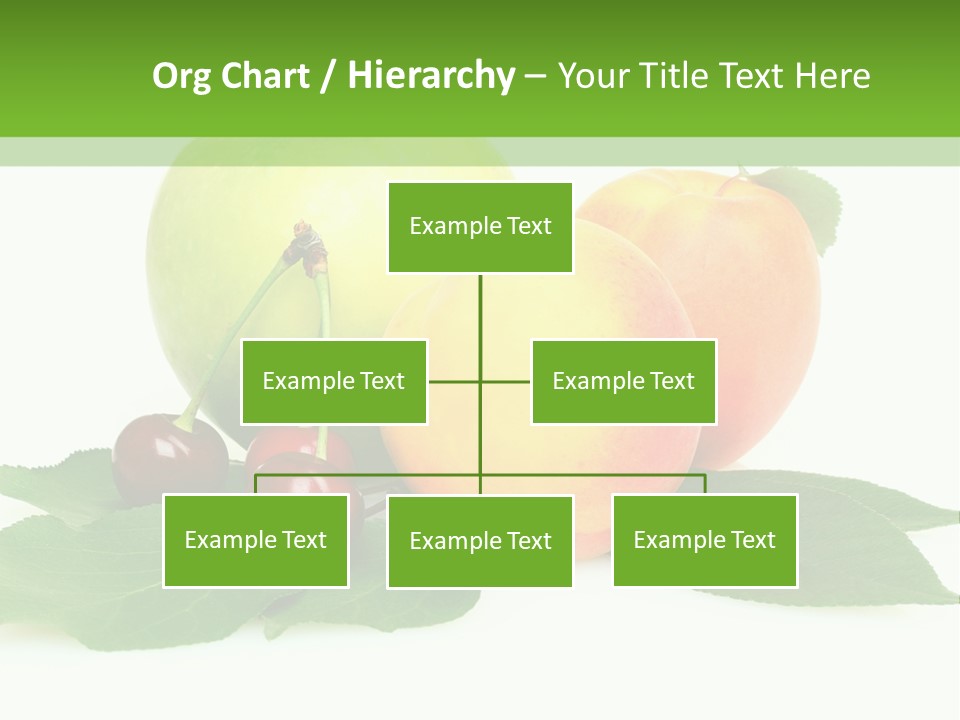 Yellow Leaves Apples PowerPoint Template