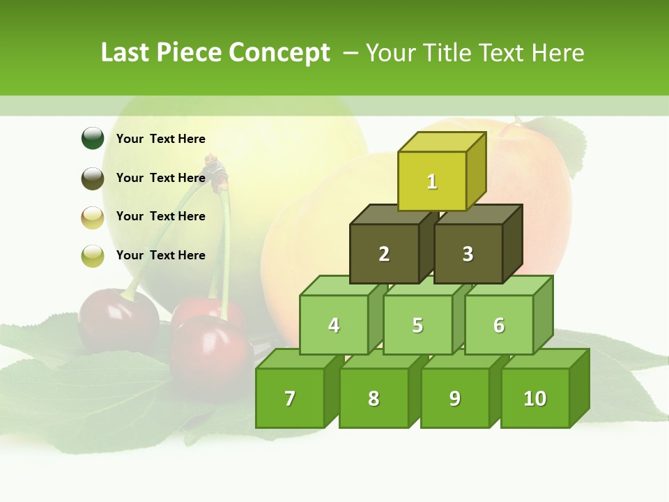 Yellow Leaves Apples PowerPoint Template