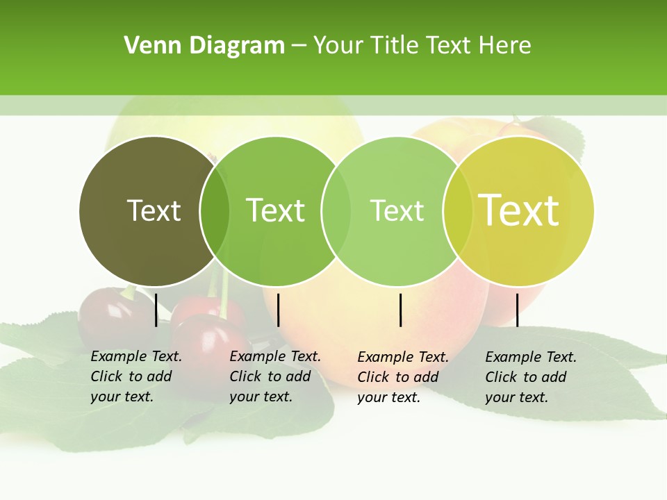 Yellow Leaves Apples PowerPoint Template
