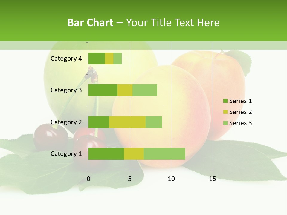 Yellow Leaves Apples PowerPoint Template