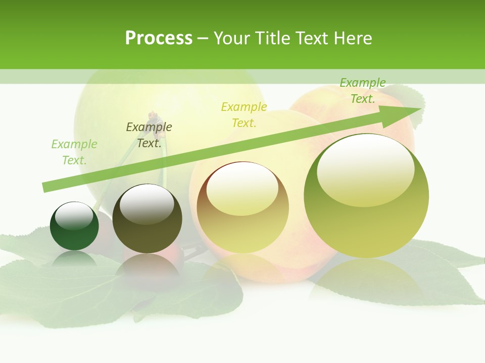Yellow Leaves Apples PowerPoint Template
