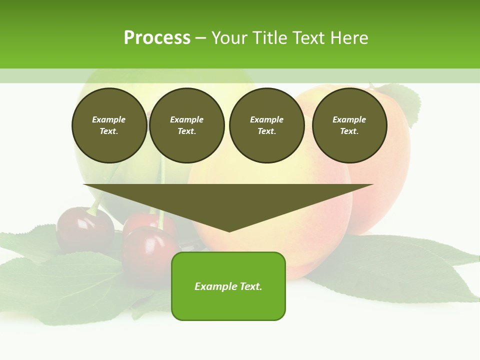 Yellow Leaves Apples PowerPoint Template