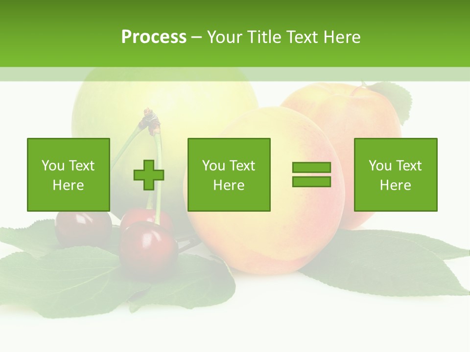 Yellow Leaves Apples PowerPoint Template