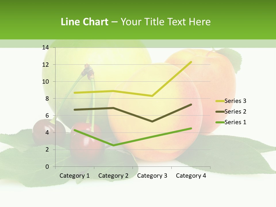 Yellow Leaves Apples PowerPoint Template