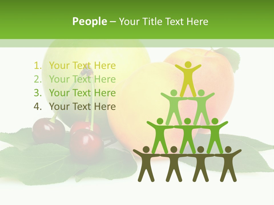 Yellow Leaves Apples PowerPoint Template