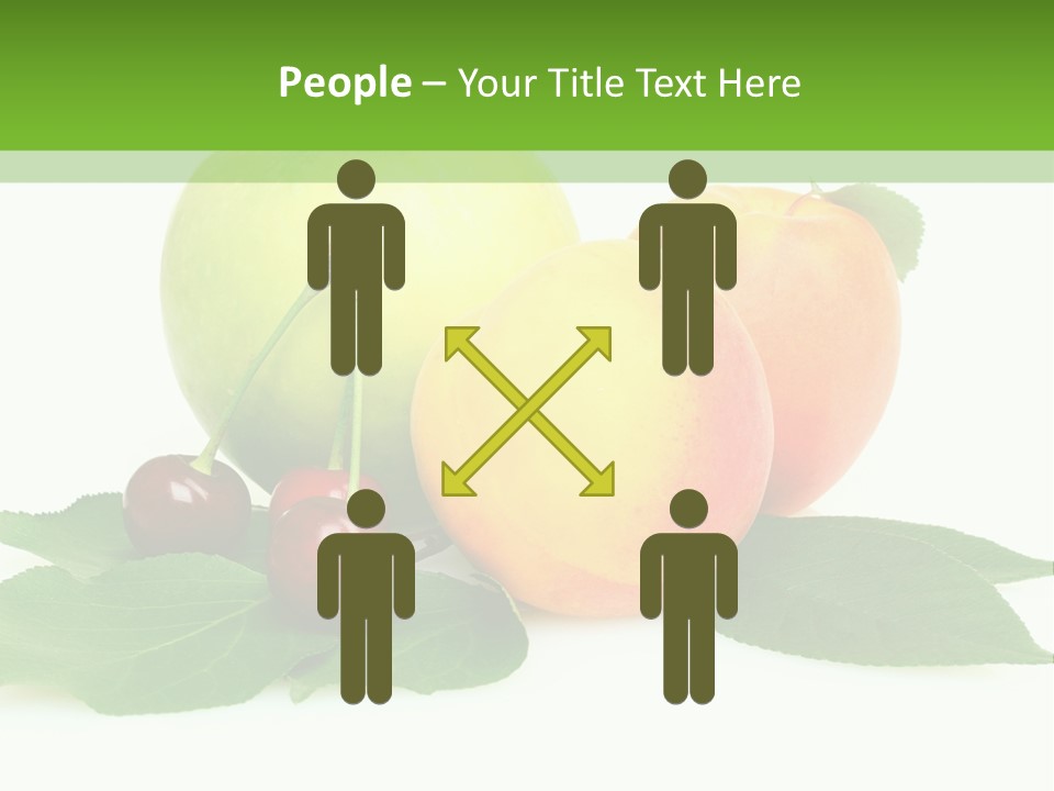 Yellow Leaves Apples PowerPoint Template