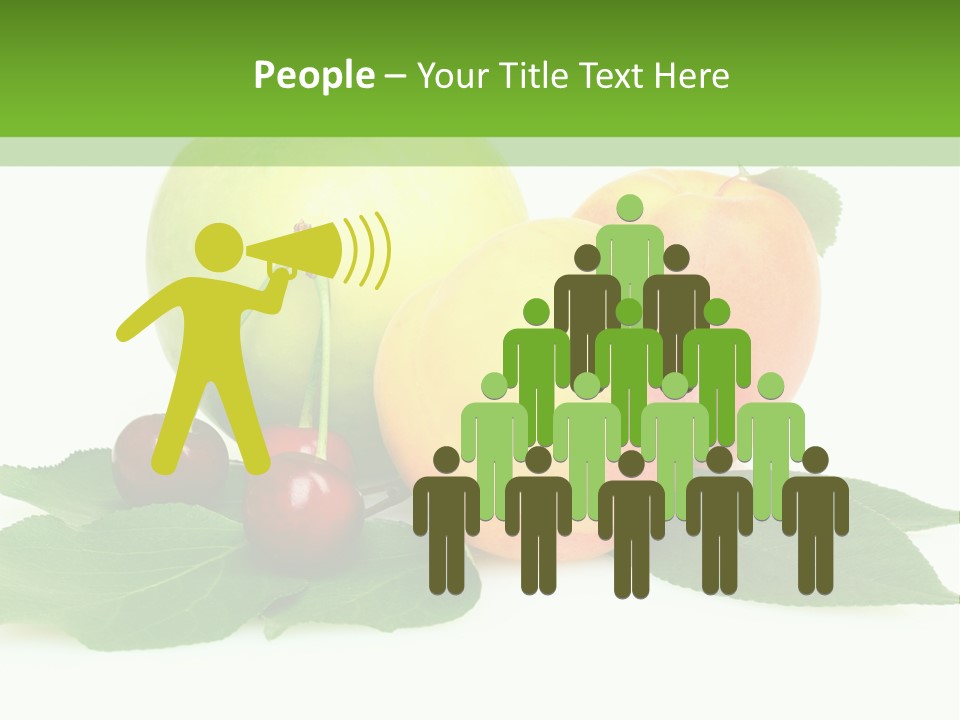 Yellow Leaves Apples PowerPoint Template