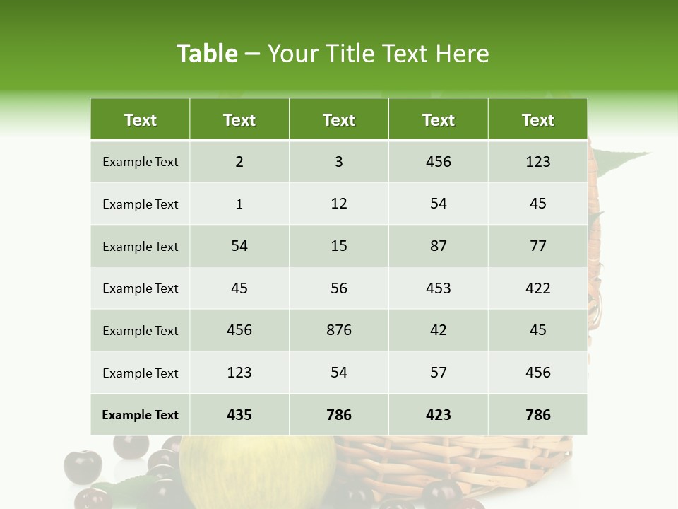 Product Summer Vitamin PowerPoint Template
