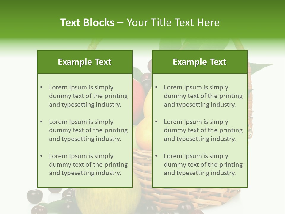 Product Summer Vitamin PowerPoint Template