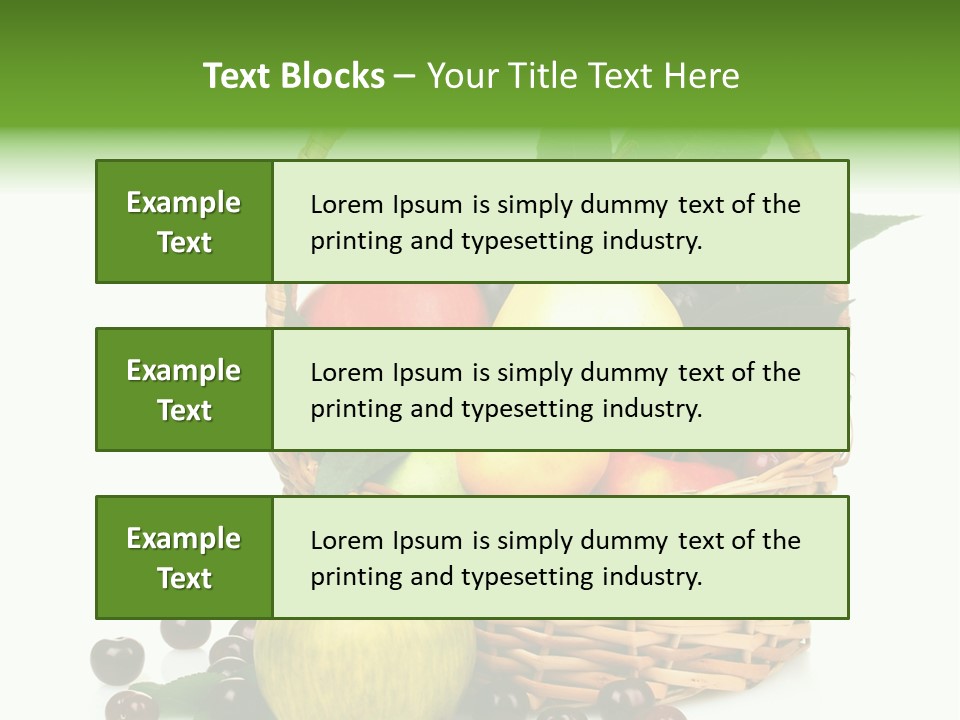 Product Summer Vitamin PowerPoint Template