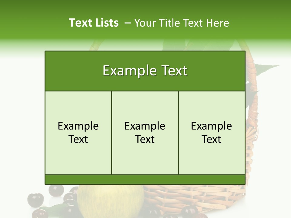 Product Summer Vitamin PowerPoint Template