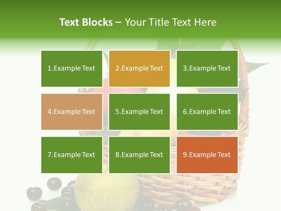 Product Summer Vitamin PowerPoint Template