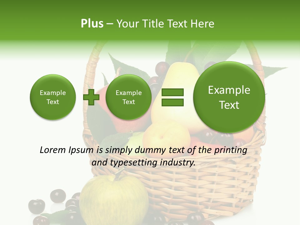 Product Summer Vitamin PowerPoint Template