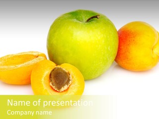 Fruit Apple Food PowerPoint Template