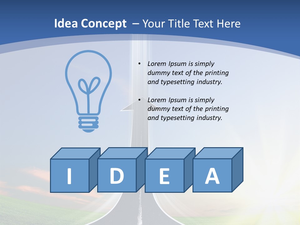 Growing Goal Grow PowerPoint Template