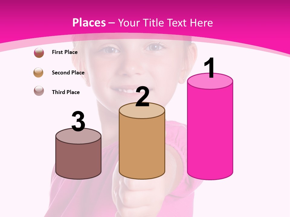 Expression Kid Blond PowerPoint Template