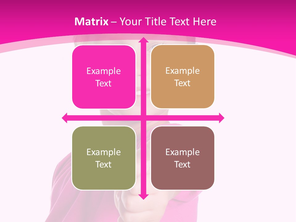 Expression Kid Blond PowerPoint Template