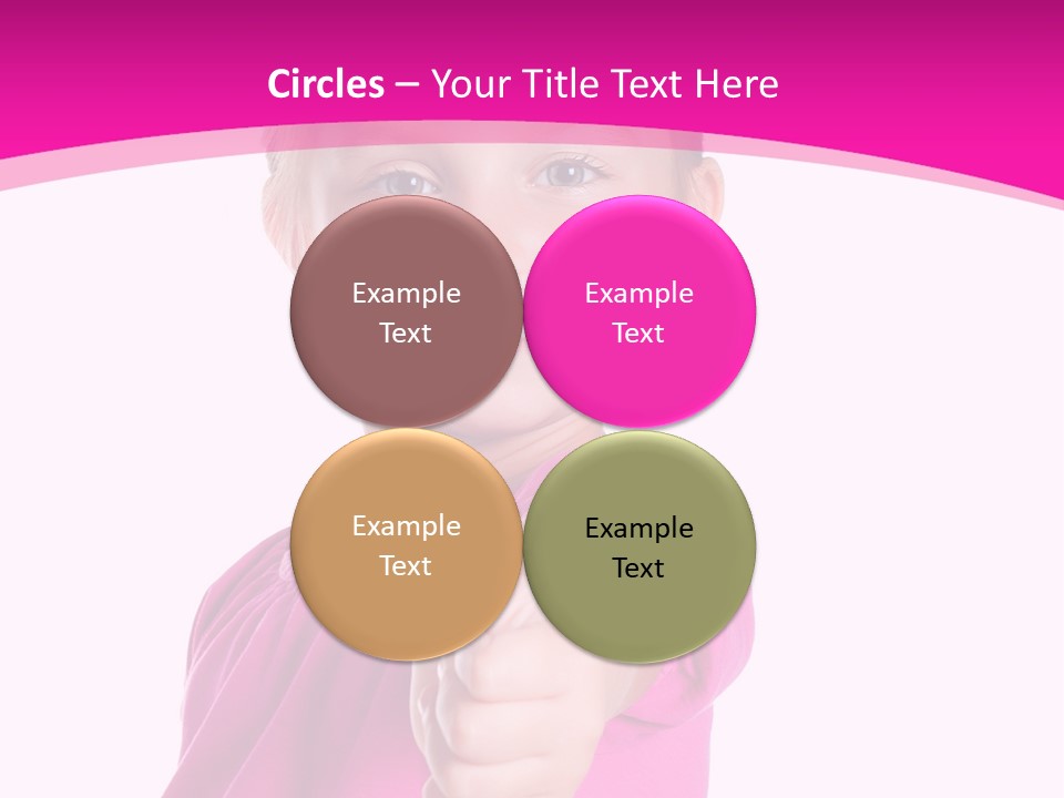 Expression Kid Blond PowerPoint Template