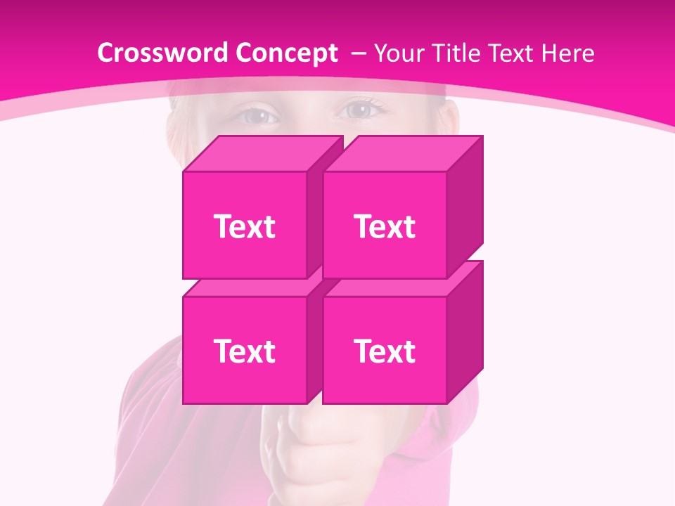 Expression Kid Blond PowerPoint Template