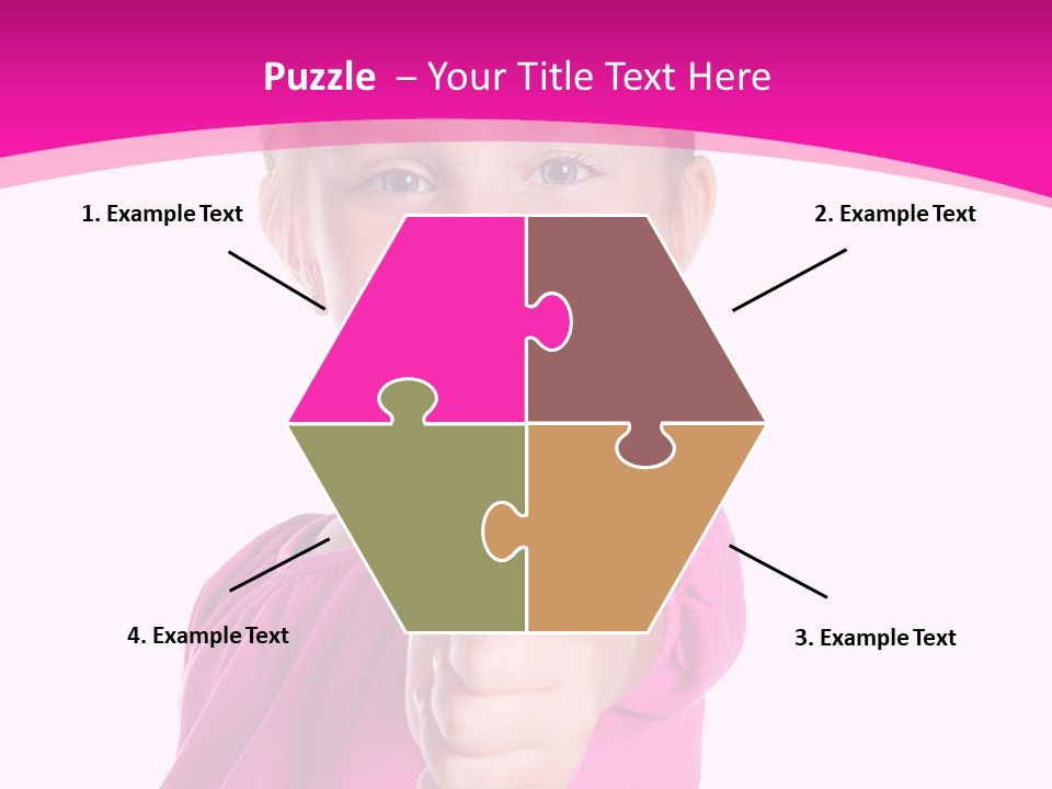 Expression Kid Blond PowerPoint Template