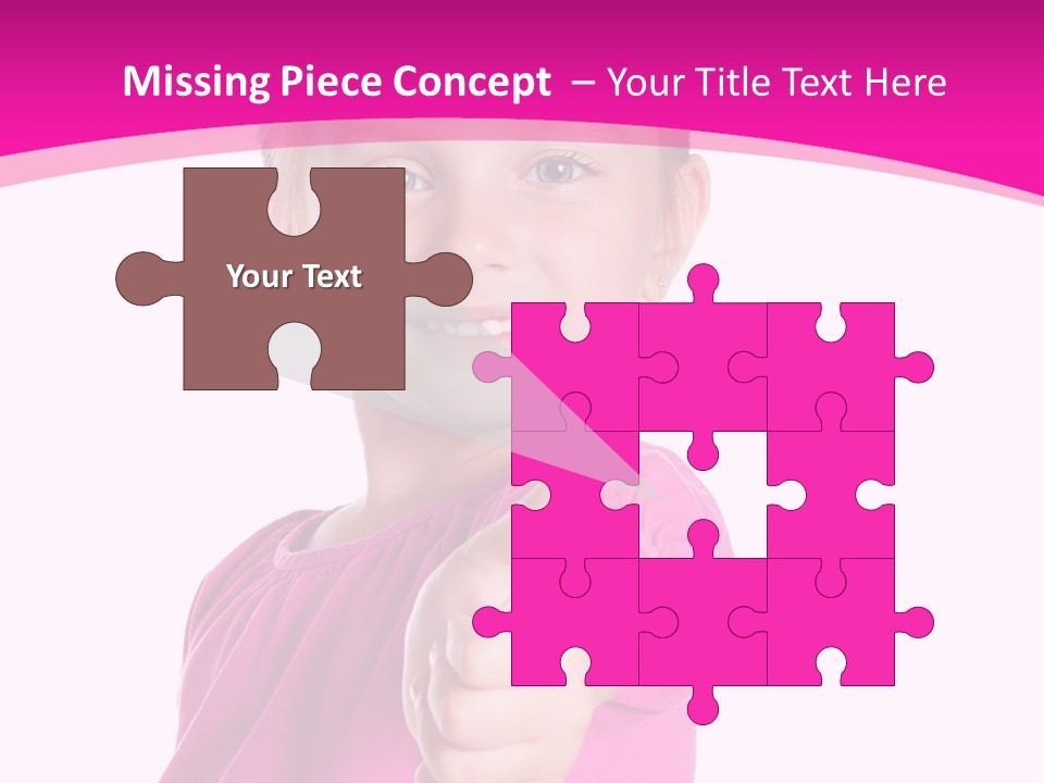 Expression Kid Blond PowerPoint Template