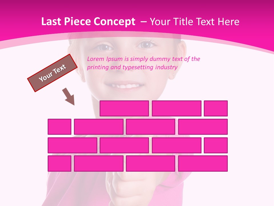 Expression Kid Blond PowerPoint Template
