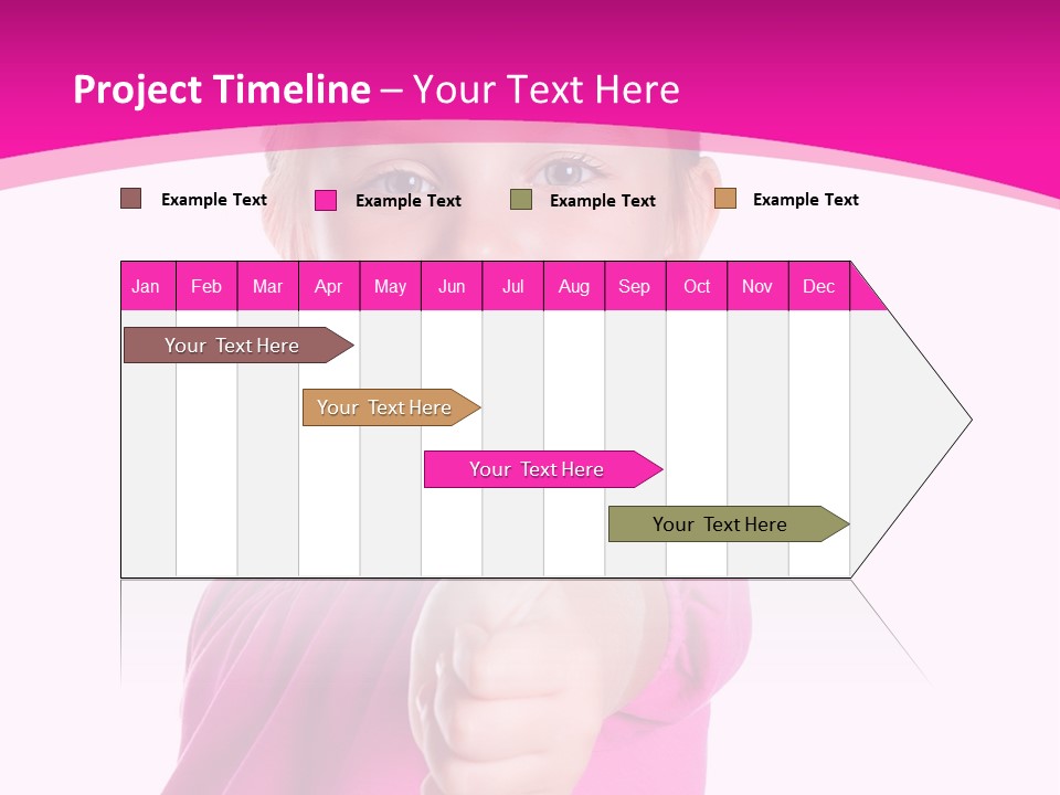 Expression Kid Blond PowerPoint Template