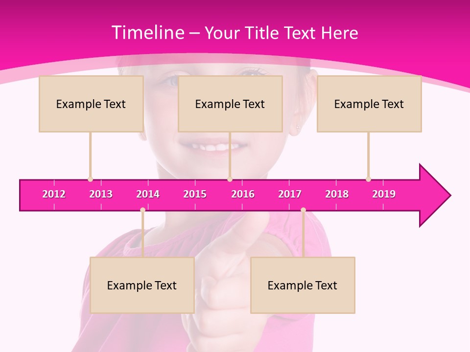 Expression Kid Blond PowerPoint Template