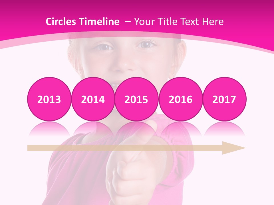 Expression Kid Blond PowerPoint Template