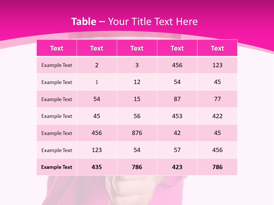 Expression Kid Blond PowerPoint Template