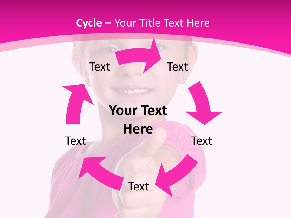 Expression Kid Blond PowerPoint Template