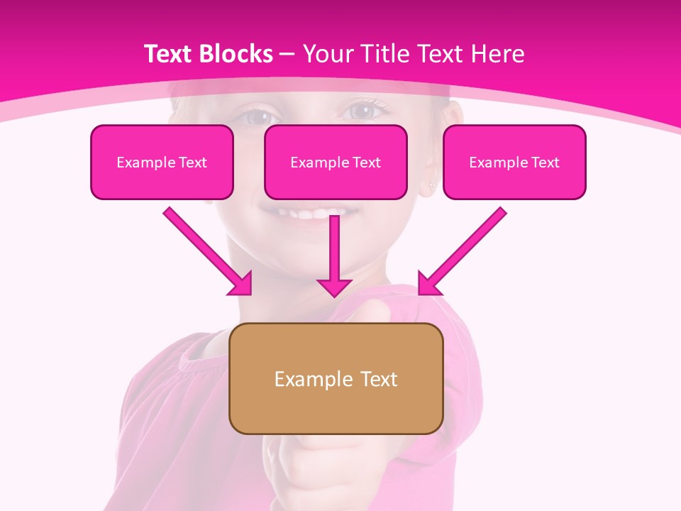 Expression Kid Blond PowerPoint Template