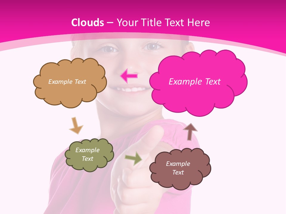 Expression Kid Blond PowerPoint Template