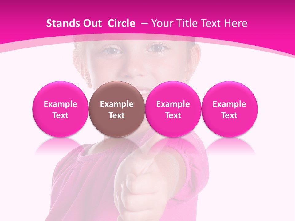 Expression Kid Blond PowerPoint Template