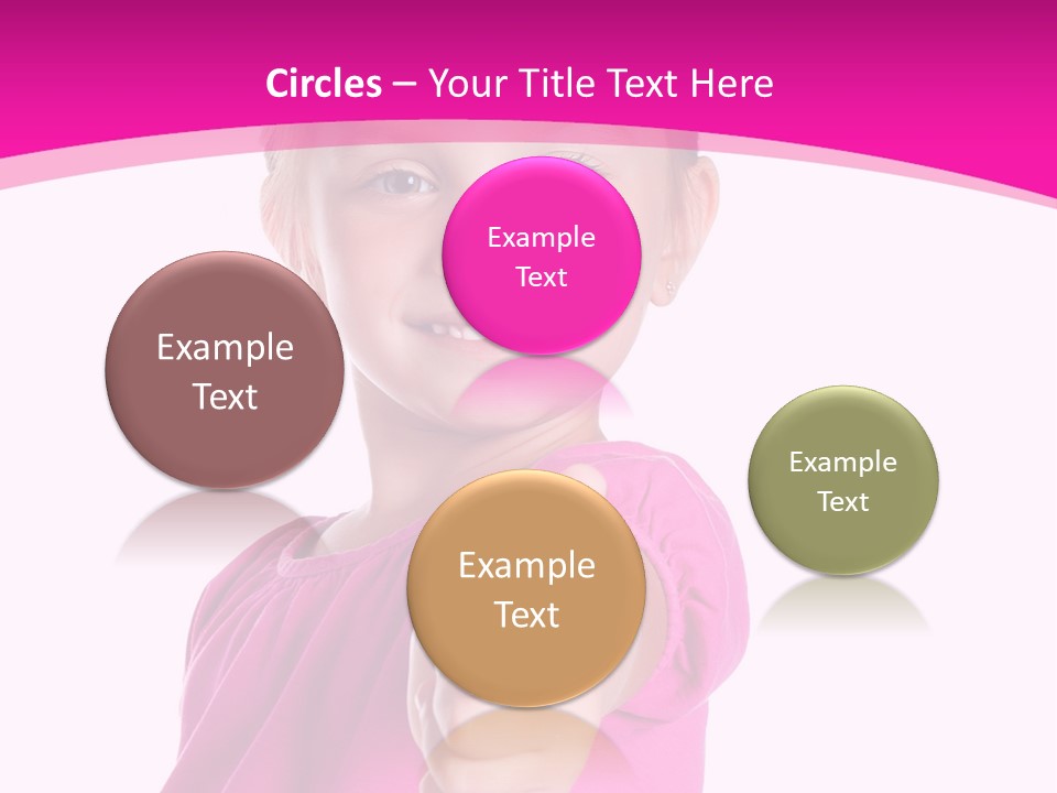 Expression Kid Blond PowerPoint Template