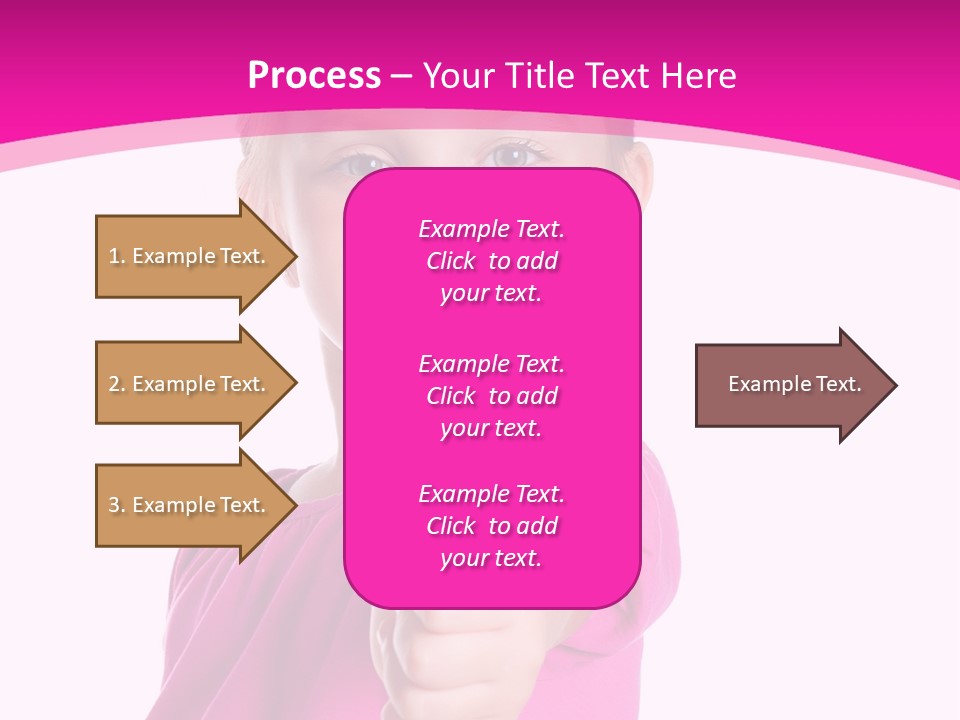 Expression Kid Blond PowerPoint Template