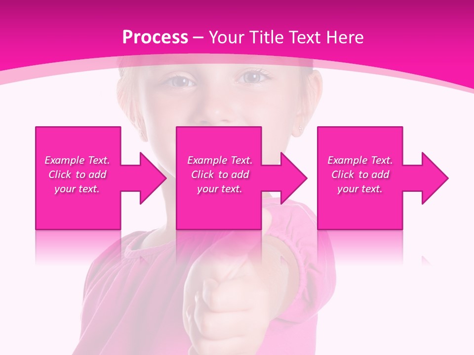 Expression Kid Blond PowerPoint Template