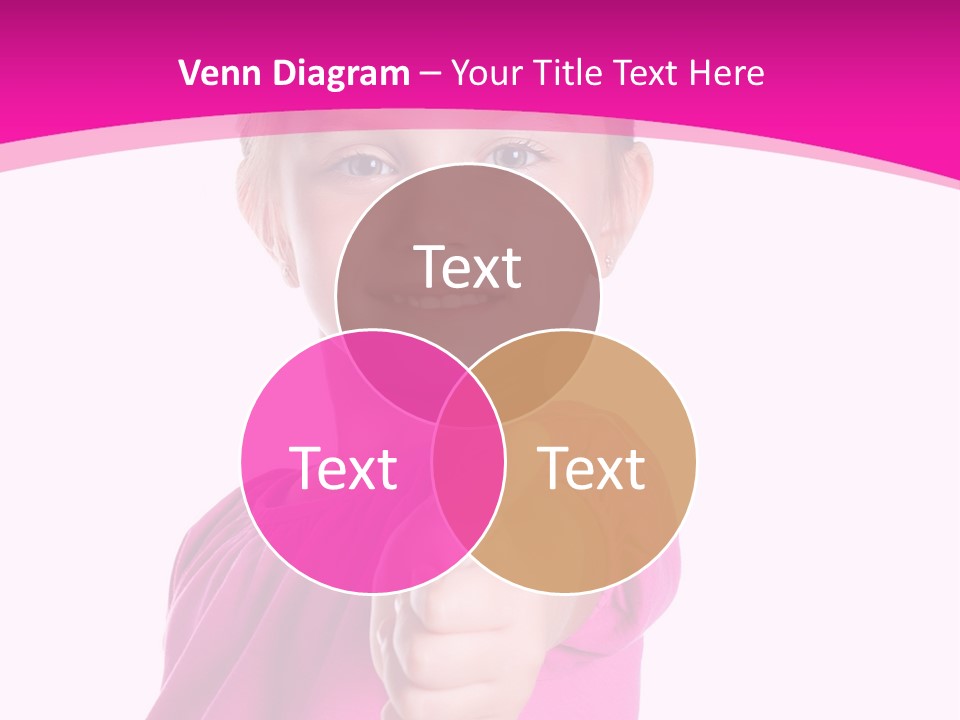 Expression Kid Blond PowerPoint Template