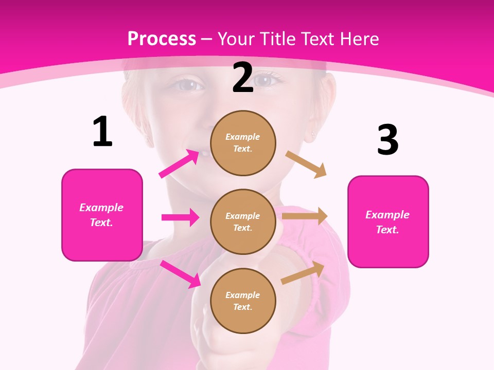 Expression Kid Blond PowerPoint Template