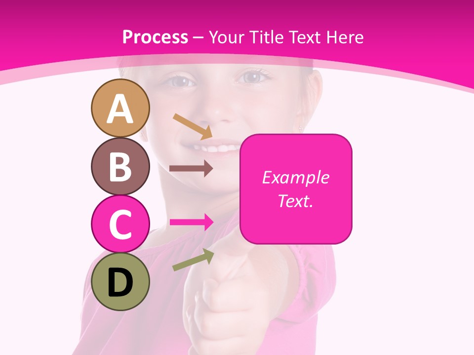 Expression Kid Blond PowerPoint Template