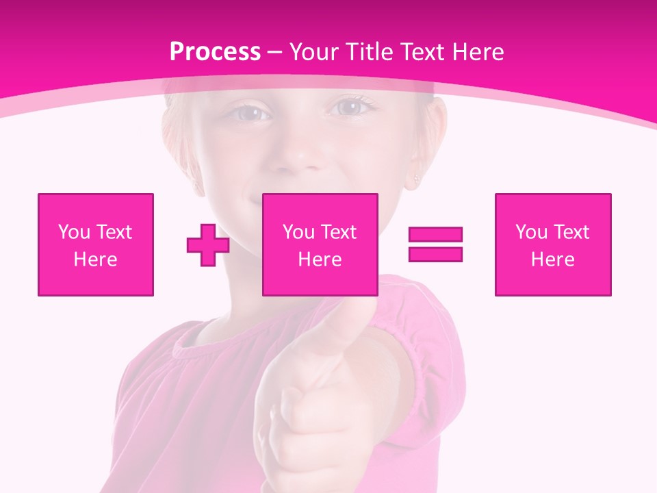 Expression Kid Blond PowerPoint Template