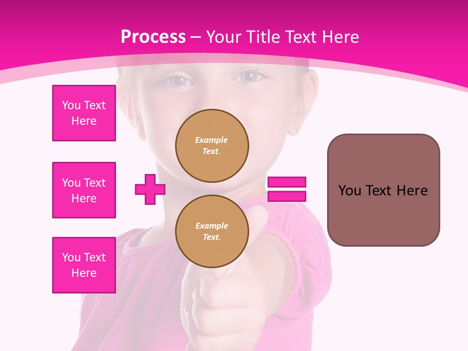 Expression Kid Blond PowerPoint Template