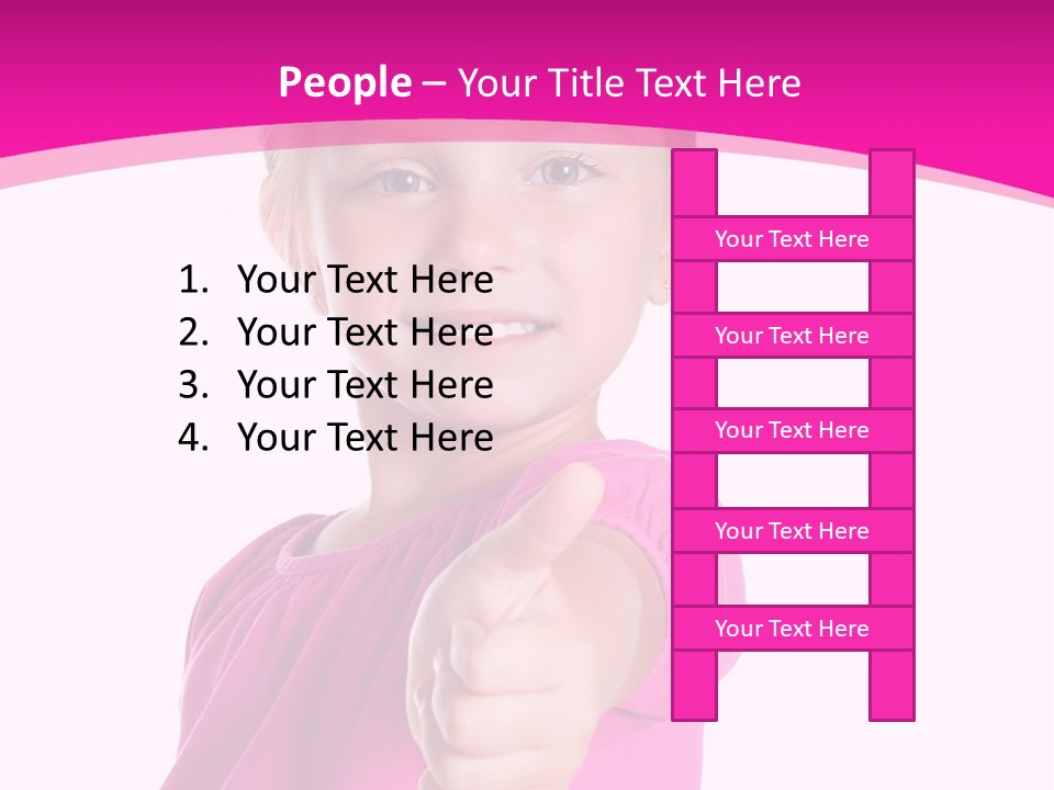 Expression Kid Blond PowerPoint Template
