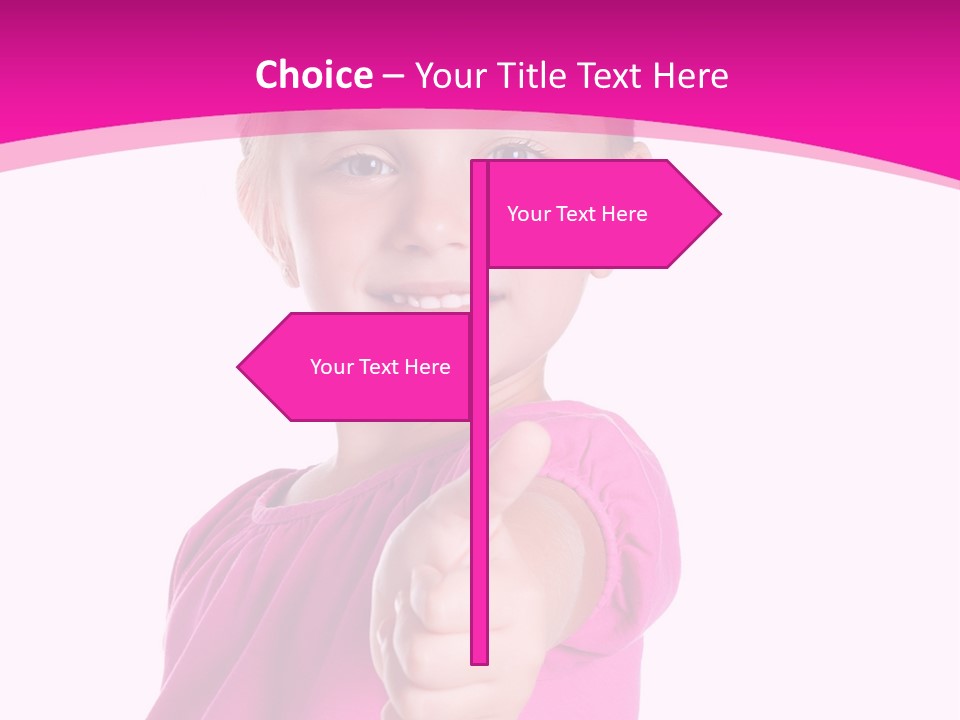 Expression Kid Blond PowerPoint Template