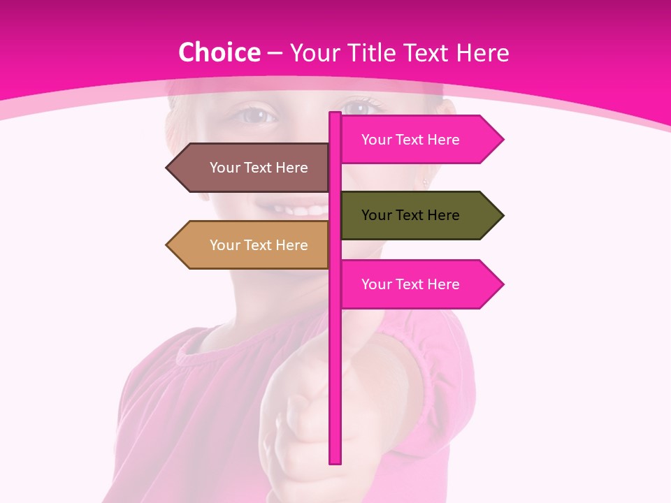 Expression Kid Blond PowerPoint Template