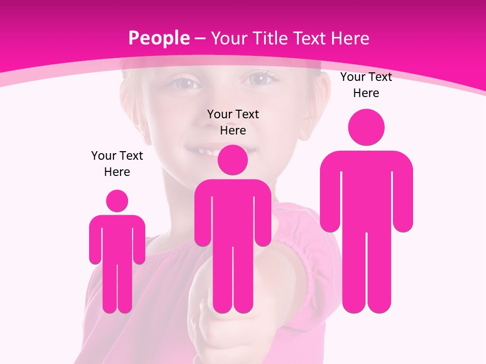 Expression Kid Blond PowerPoint Template